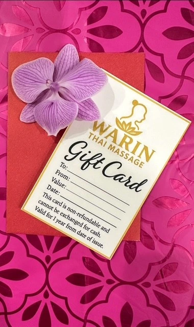Warin Thai Massage's Gift Card