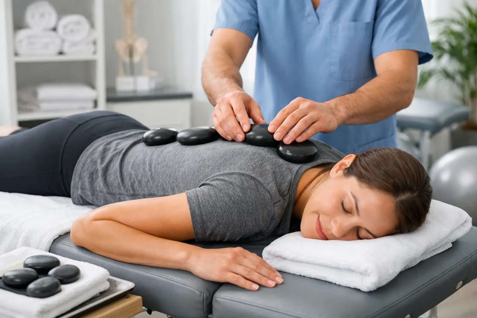 Hot Stone Massage for Deep Muscle Relief
